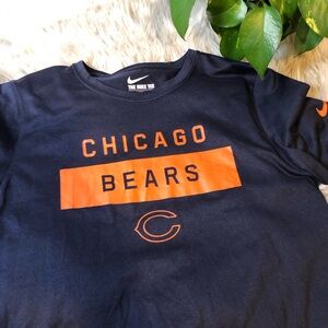 Nike Kids Navy and Orange Chicago Bears Tee